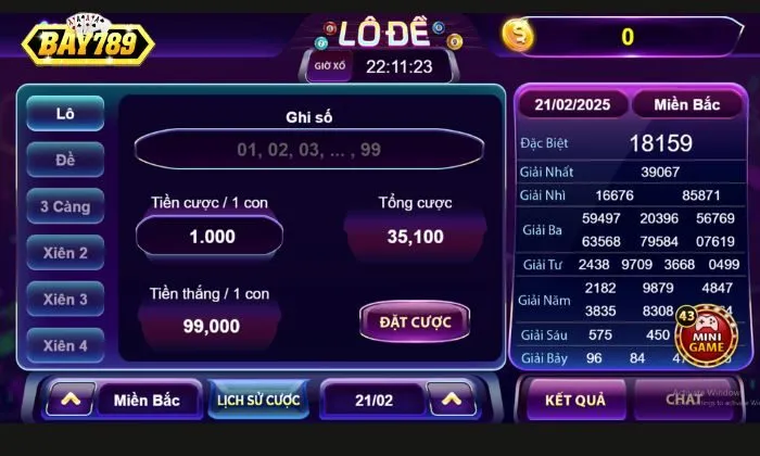 Lô Đề Bay789 Bay789 đã đầu tư mạnh tay về giao diện game