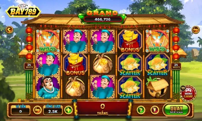 Tham khảo luật chơi nổ hũ Bay789 đơn giản nhưng đầy kịch tính