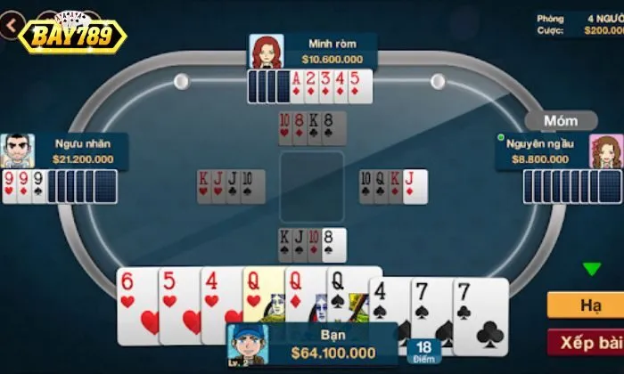 Phỏm Bay789 Giao diện Phỏm Bay789 được thiết kế bắt mắt, chân thực