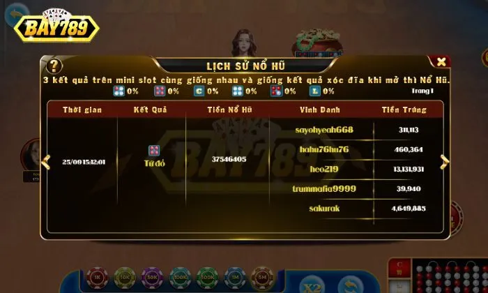 Quan sát lịch sử ván cược để đoán xu hướng